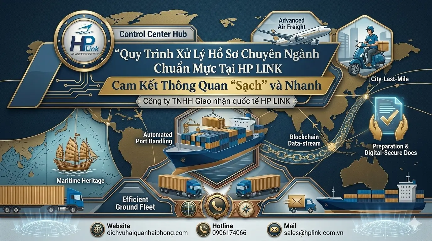 Quy Trình Xử Lý Hồ Sơ Chuyên Ngành Chuẩn Mực Tại HP LINK: Cam Kết Thông Quan "Sạch" và Nhanh