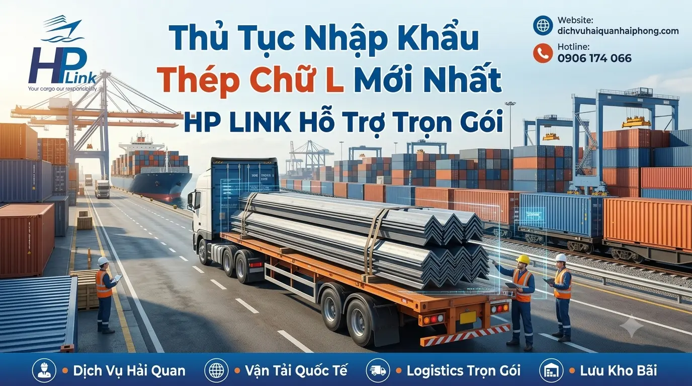 ✅ Thủ Tục Nhập Khẩu Thép Chữ L Mới Nhất | HP LINK Hỗ Trợ Trọn Gói