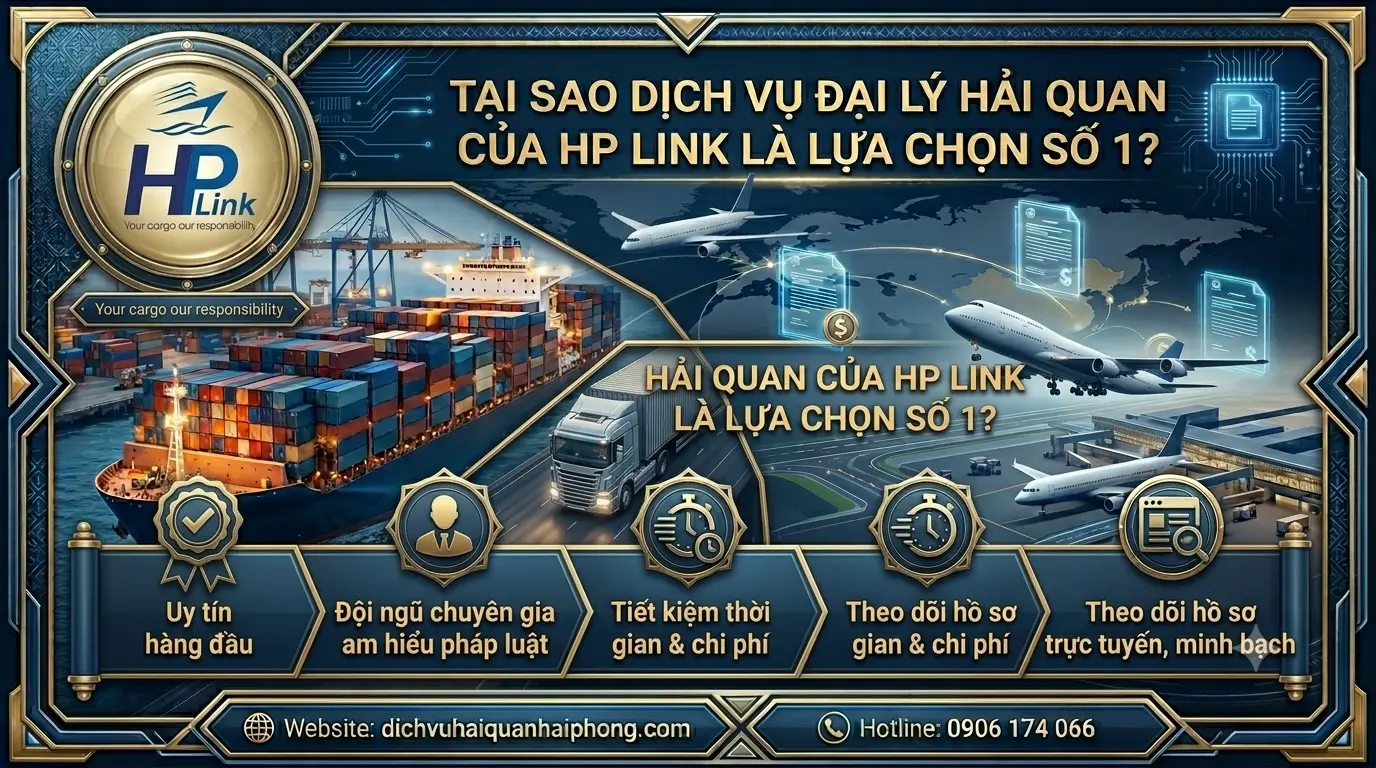 Tại sao dịch vụ Đại lý Hải quan của HP LINK là lựa chọn số 1?