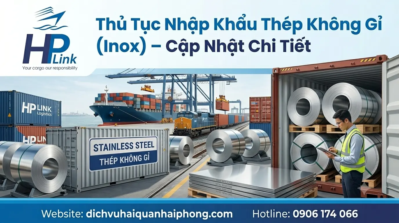 ✅ Thủ Tục Nhập Khẩu Thép Không Gỉ (Inox) – Cập Nhật Chi Tiết