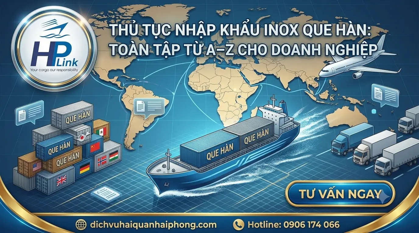 Thủ Tục Nhập Khẩu INOX QUE HÀN: Toàn Tập Từ A–Z Cho Doanh Nghiệp