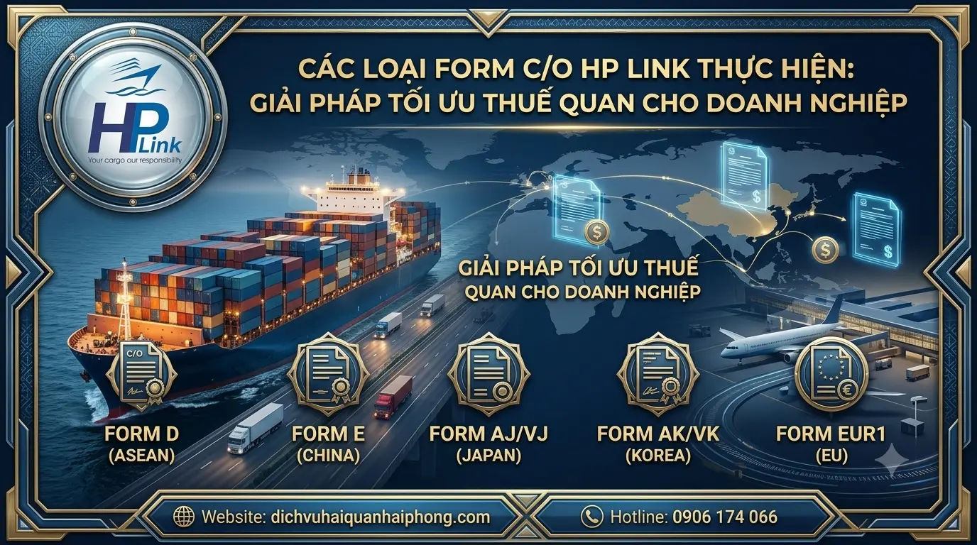 Các Loại Form C/O HP LINK Thực Hiện: Giải Pháp Tối Ưu Thuế Quan Cho Doanh Nghiệp
