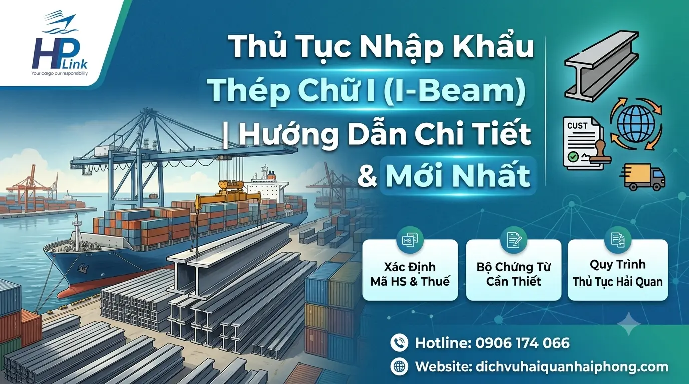 ✅ Thủ Tục Nhập Khẩu Thép Chữ I (I-Beam) | Hướng Dẫn Chi Tiết & Mới Nhất