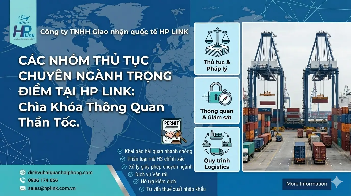 Các Nhóm Thủ Tục Chuyên Ngành Trọng Điểm Tại HP LINK: Chìa Khóa Thông Quan Thần Tốc