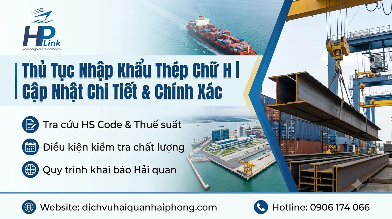 ✅ Thủ Tục Nhập Khẩu Thép Chữ H | Cập Nhật Chi Tiết & Chính Xác