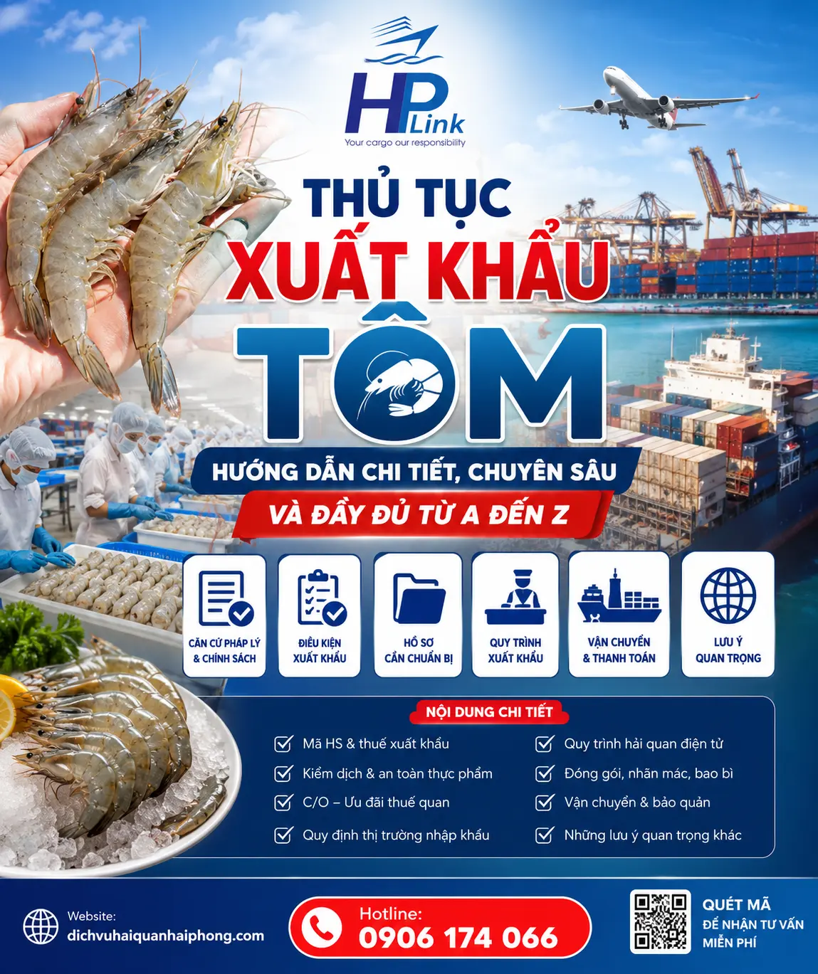 THỦ TỤC XUẤT KHẨU TÔM – HƯỚNG DẪN CHI TIẾT, CHUYÊN SÂU VÀ ĐẦY ĐỦ TỪ A ĐẾN Z