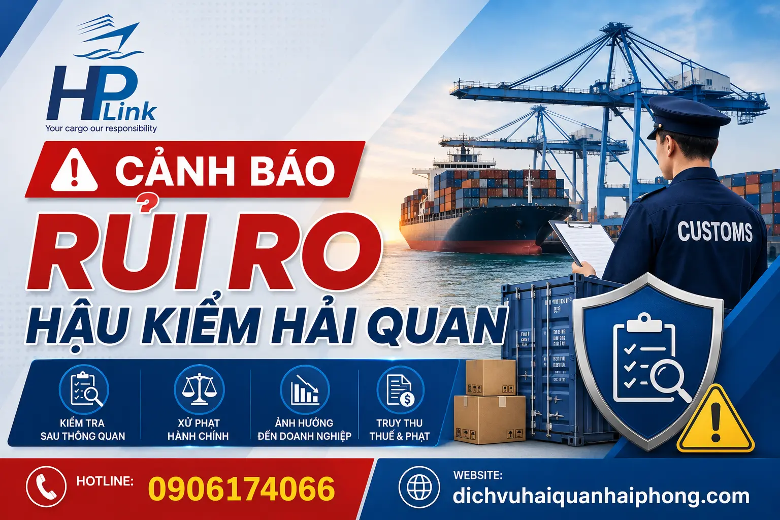 CẢNH BÁO RỦI RO HẬU KIỂM HẢI QUAN: DOANH NGHIỆP CẦN CHỦ ĐỘNG PHÒNG NGỪA