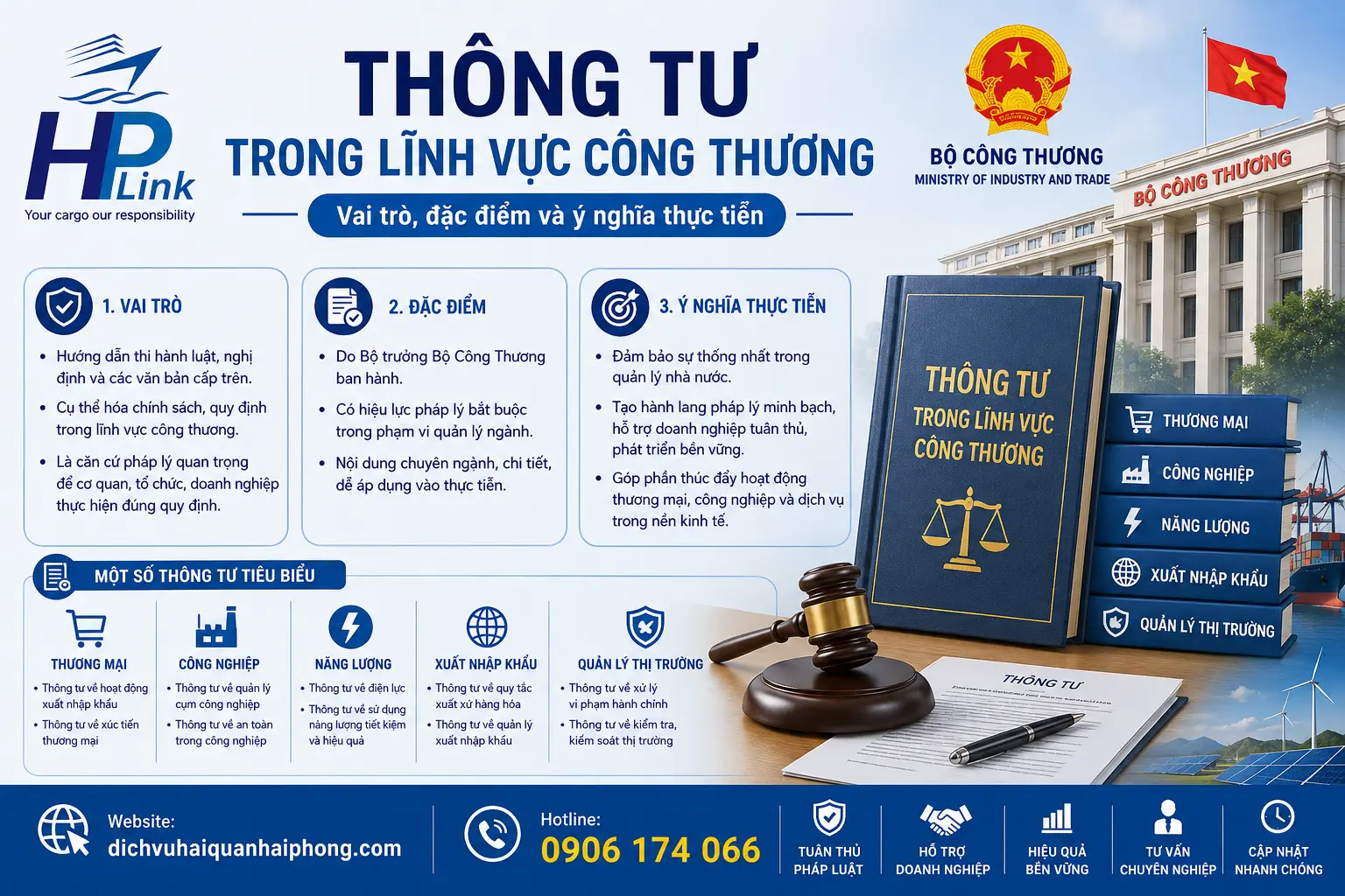 THÔNG TƯ TRONG LĨNH VỰC CÔNG THƯƠNG: Vai trò, đặc điểm và ý nghĩa thực tiễn