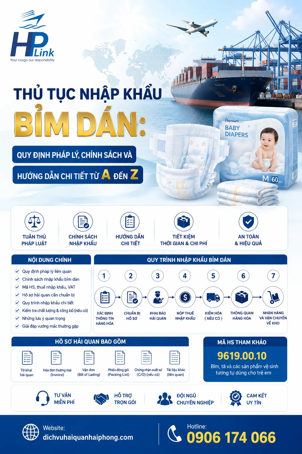 Thủ tục nhập khẩu BỈM DÁN: Quy định pháp lý, chính sách và hướng dẫn chi tiết từ A đến Z