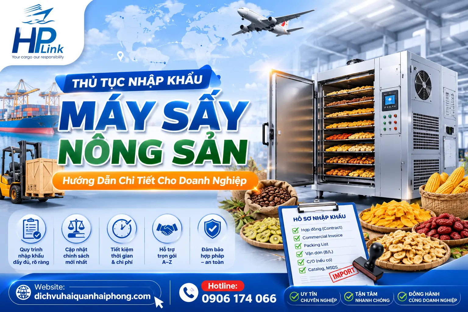 Thủ Tục Nhập Khẩu Máy Sấy Nông Sản: Hướng Dẫn Chi Tiết Cho Doanh Nghiệp