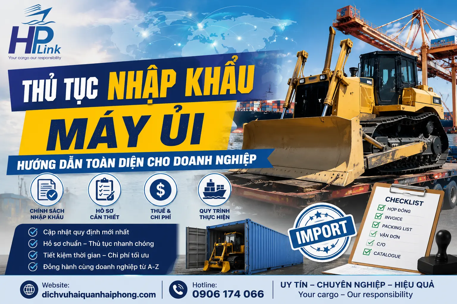 THỦ TỤC NHẬP KHẨU MÁY ỦI – HƯỚNG DẪN TOÀN DIỆN CHO DOANH NGHIỆP