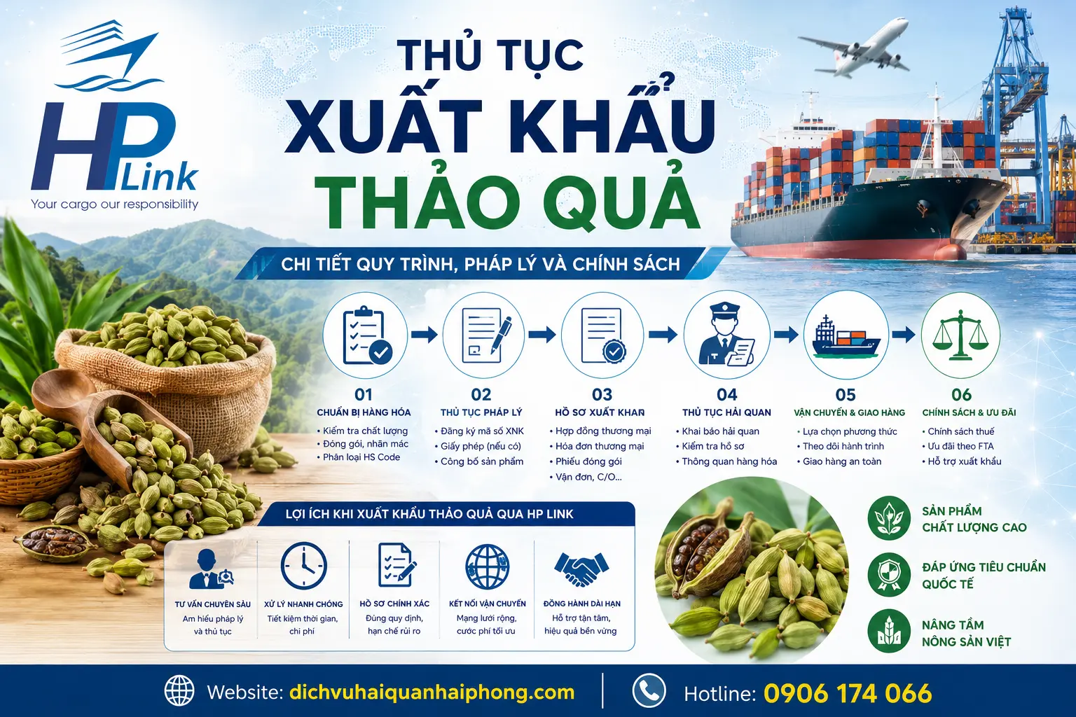 THỦ TỤC XUẤT KHẨU THẢO QUẢ – CHI TIẾT QUY TRÌNH, PHÁP LÝ VÀ CHÍNH SÁCH