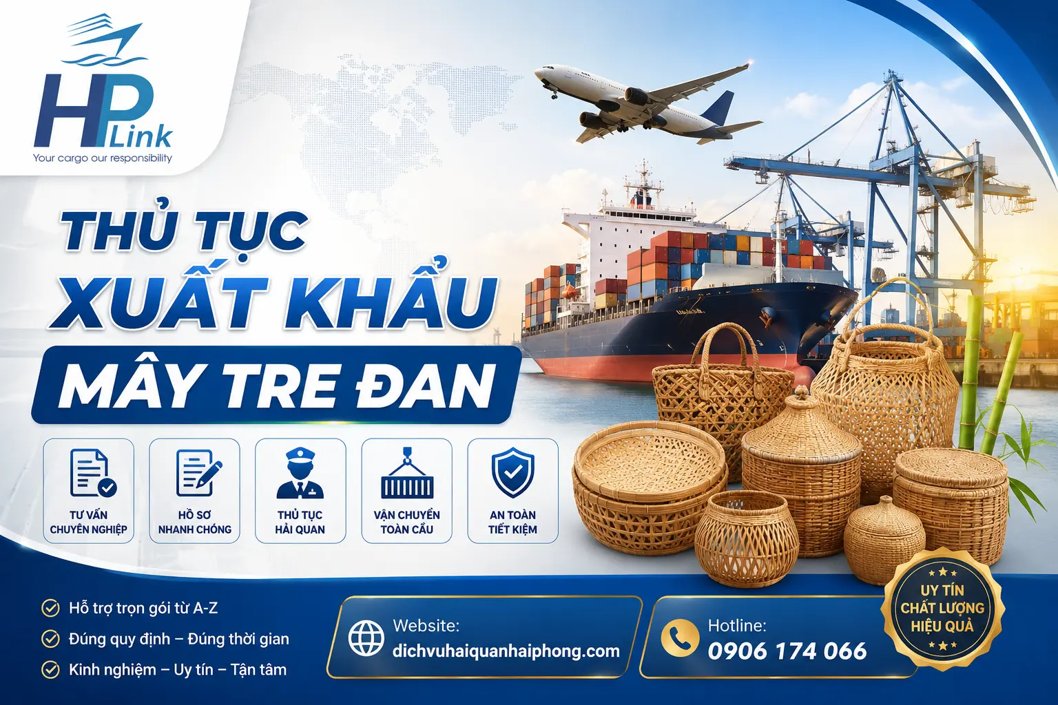 THỦ TỤC XUẤT KHẨU MÂY TRE ĐAN