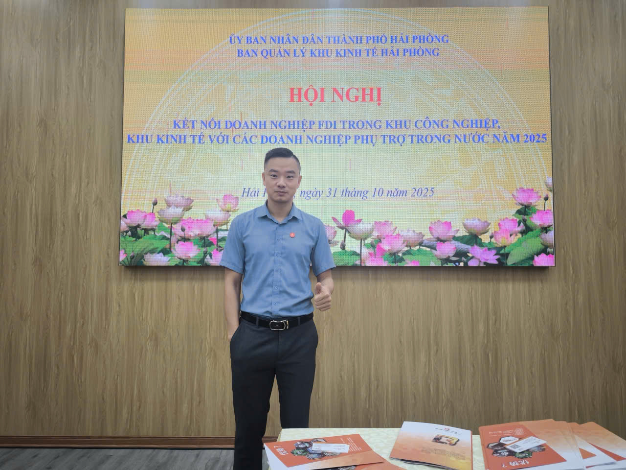 CÔNG TY TNHH GIAO NHẬN QUỐC TẾ HP LINK THAM DỰ HỘI NGHỊ KẾT NỐI DOANH NGHIỆP FDI VÀ DOANH NGHIỆP PHỤ TRỢ TRONG NƯỚC NĂM 2025