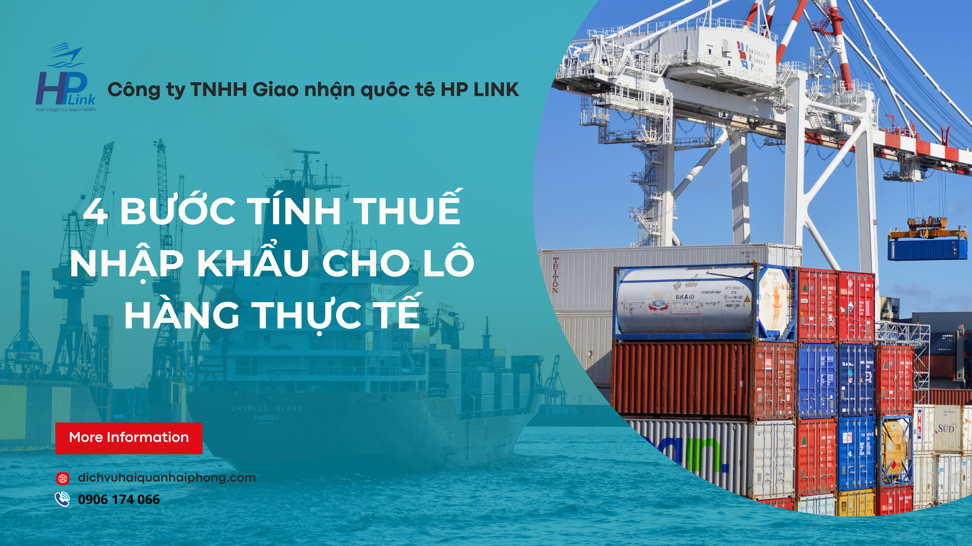 4 BƯỚC TÍNH THUẾ NHẬP KHẨU CHO LÔ HÀNG THỰC TẾ