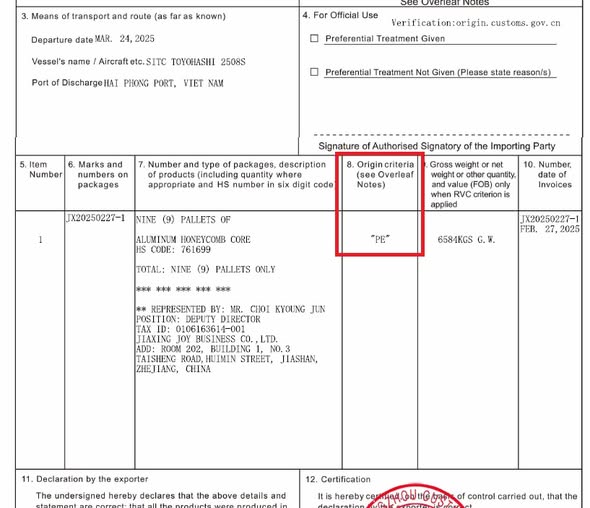 Tiêu chí xuất xứ C/O: Hiểu đúng để không bị bác hồ sơ