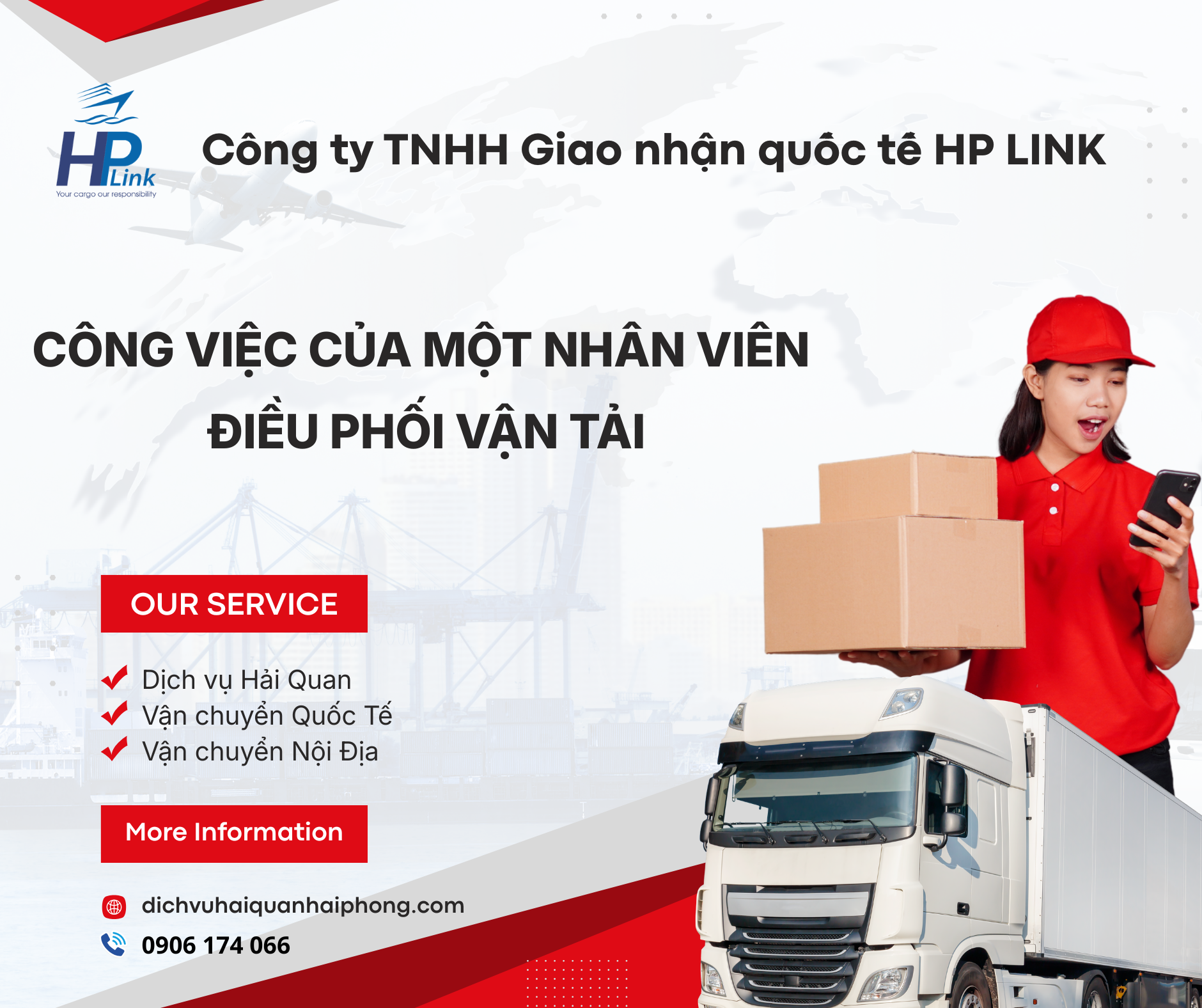 CÔNG VIỆC CỦA MỘT NHÂN VIÊN ĐIỀU PHỐI VẬN TẢI