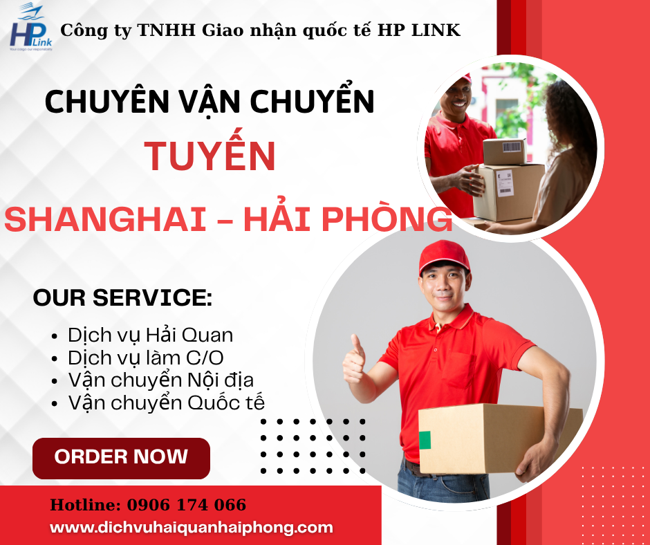 HP LINK – CHUYÊN VẬN CHUYỂN TUYẾN Shanghai ⇄ Hải Phòng NHANH – ỔN ĐỊNH – TỐI ƯU CHI PHÍ